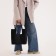 Women's bag-bag on a magnet, cosmetic bag, black color