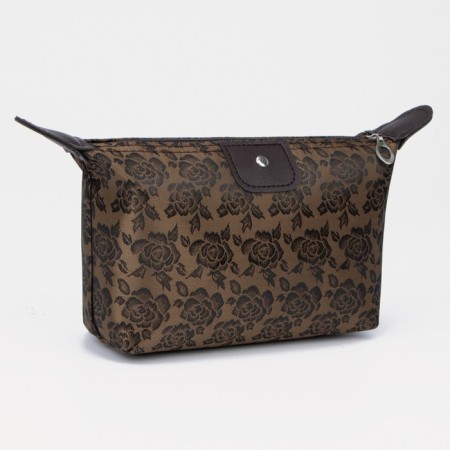 Lightning cosmetic bag, brown color