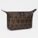 Lightning cosmetic bag, brown color