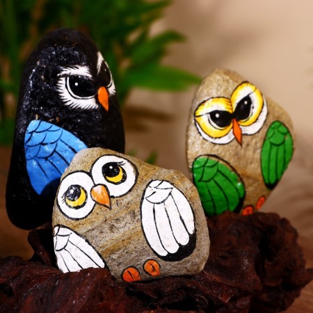 Souvenir "Zavodi" wood, stone 25x15x30 cm-4
