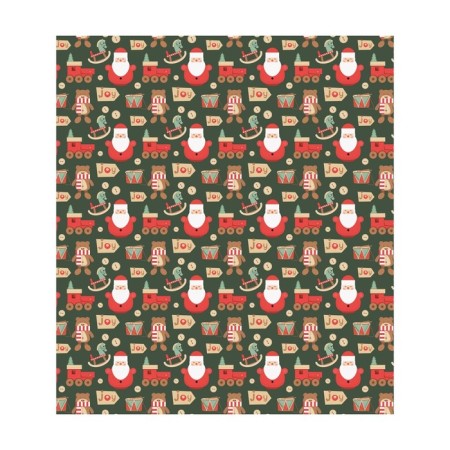 Set of napkins for setting the table "New Year's Wooden toys", rectangular, size 32x46 cm, 4 pcs-2