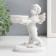 Snowel Angel Polystone candlestick 12.5x10x5.8 cm