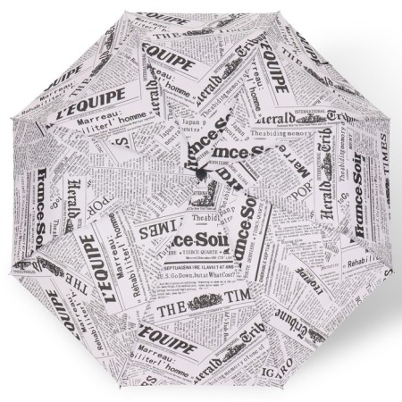 Automatic “inscriptions” umbrella, Eponge, 3 additions, 8 knitting needles, r = 48 cm, color mix-13