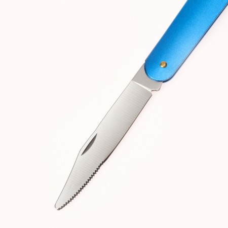 Tourist set 5B1: a knife, spoon, fork, opener, saw-2