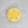 Kvorum chandelier LED 48W 3000-6000K gold 50x50x10cm
