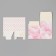 Bonbonnier box, gift packaging, pink clouds, 6 x 7 x 6 cm