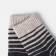 Male socks made of Mongolian wool in stripes, gray color, size 27 (40-42)