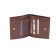 N/k wallet, button, pockets 4, depth/coins 1, departments 3, color Bordeaux metallic