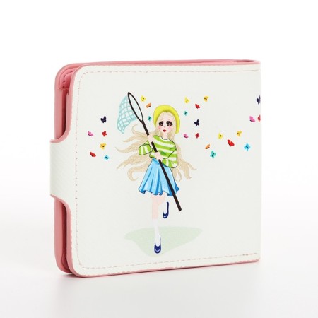 Wallet on the button, the color is blue-1
