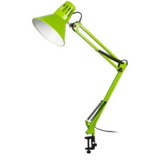 Desktop lamp E27, on the clamp, the color is green