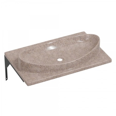 Furniture Santa “Vega 70” 900142, cast marble, river sand color
