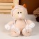 Soft toy "cat" in a suit, 25 cm, peach color