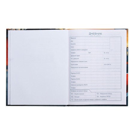 Universal diary for grades 1-11 Sport Style, hard cover, glossy lamination, 40 sheets-4