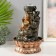 The desktop fountain from the network, the backlight "Lakshmi in gold under the waterfall" 20x20x30 cm