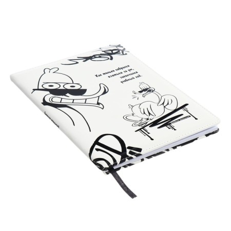 Diary 1-11 Grade "Hyipa duck", artificial leather, selective varnish, 48 sheets-1