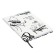 Diary 1-11 Grade "Hyipa duck", artificial leather, selective varnish, 48 sheets