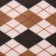 Romb blanket 150x200cm, brown, fleece 150g/m, PE100%