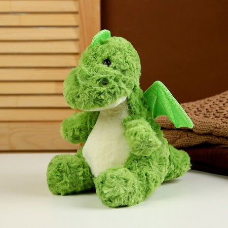 Soft toy "Dragon", 23 cm, green color-1