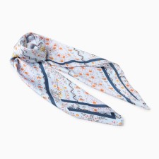Women's scarf minku rr 70*70 cm, col. blue