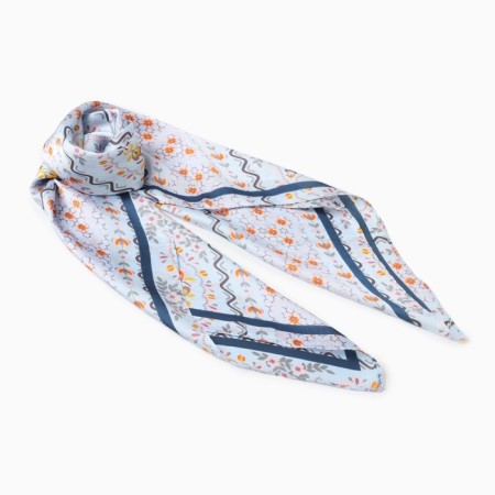 Women's scarf minku rr 70*70 cm, col. blue
