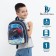 Baby backpack on lightning, blue color
