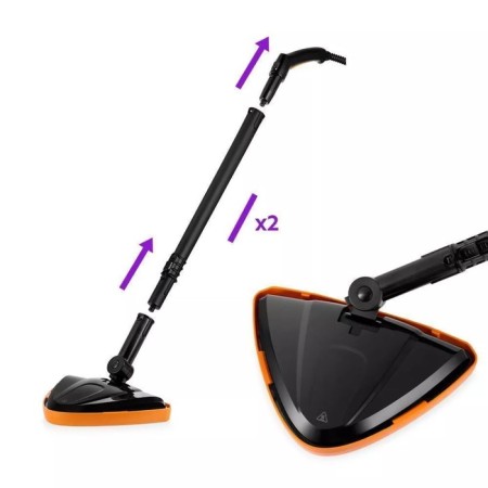 Steiring KitFort KT-9158-2, 1300 W, 0.95 l, 35 g/min, heating 25 seconds, black-orange-2