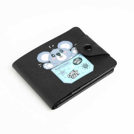 Wallet on the button, the color is black-2