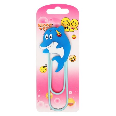 The bookmark is large, 11 cm, "dolphin", mix-12