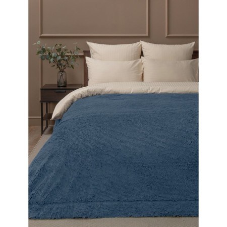 Buenas noches blanket, size 220x240 cm, blue color