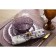 Glass Dessert Magistro "French lavender", d = 21 cm, purple color