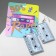 Acryl Earrings "Casset" inscription, color silver