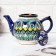 Rishtan ceramics "Patterns", 1000 ml, blue