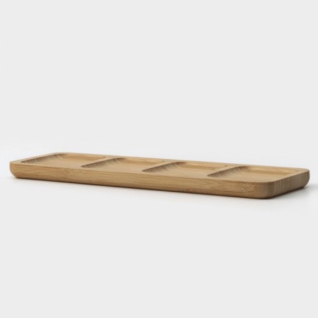 Menzhitsa Dolyana Striata, 4 sections, 33 × 9.5 cm, beige color-2