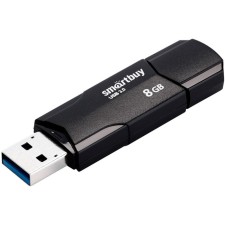 Flash drive Smartbuy 8GBCLU-K3, 8 GB, USB3.0, Thu up to 175 MB/s, PBU up to 25 Mb/s, black