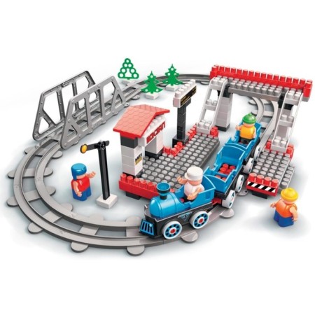 Designer "Railway. Testing training ground with a blockman "-1