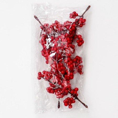 Decorative berries are red, 12 × 6 × 3 cm-4