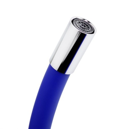 Kitchen mixer Zein Z2112, single -leaf, flexible surge, cartridge 40 mm, blue/chrome-5