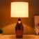 Elis table lamp E27 40W gold 23x23x46 cm Risalux
