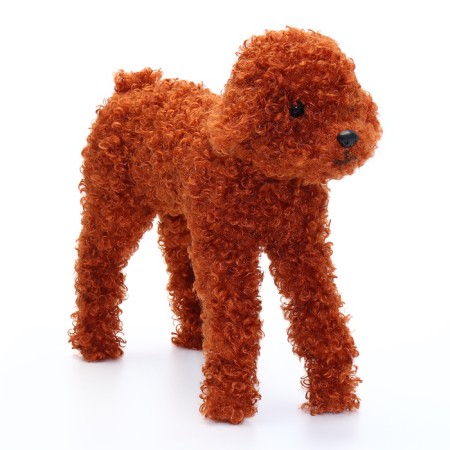 Dog doll, 30 cm, brown-2