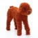 Dog doll, 30 cm, brown