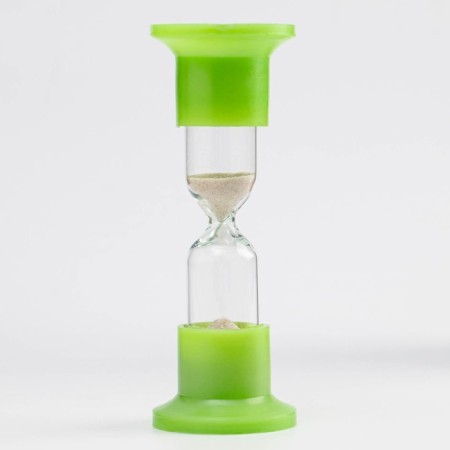 Sanding clock desktop for 3 minutes, H -12 cm, D - 4.4 cm, package package, mix-2