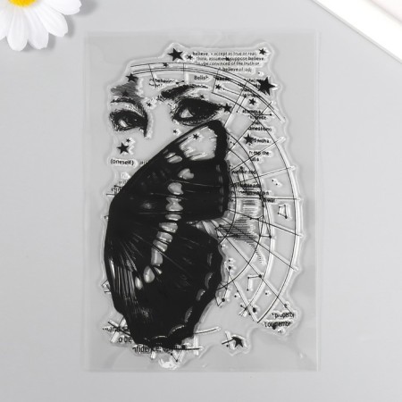 Stamp for creativity Silicon "Mystical Astrology" 16x11 cm