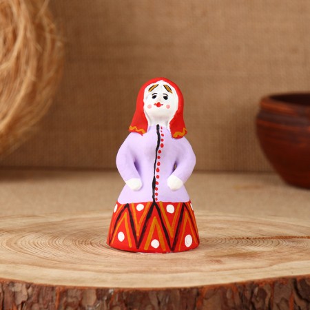 Souvenir "Baba", 5 × 5 × 10.5 cm, Kargopol toy, mix-10