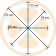 Tarelly valve, linden, d = 12 cm