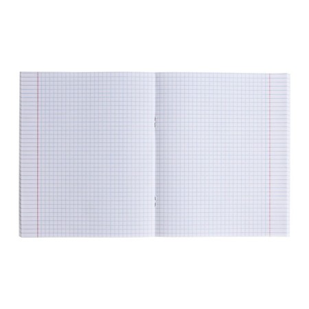 Notebook of 48 sheets in the "Motostyle" cage, covered cardboard, matte varnish, selective varnish, block 60g/m2, mix-1