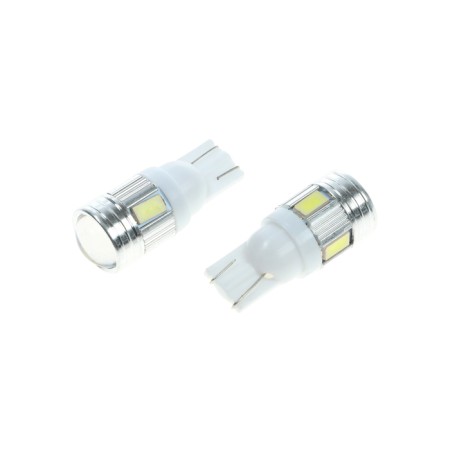 LED LED SkyWay T10 (W5W), 24 V, 6 SMD, without basement, 2 pcs
