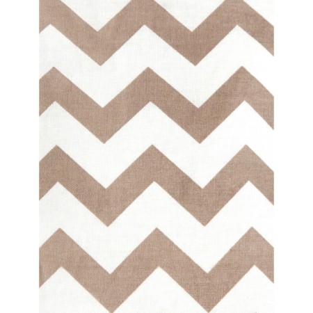 Pillowcase to a pillow for pregnant women "zigzag", size 340x72 cm, coffee color-3
