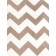 Pillowcase to a pillow for pregnant women "zigzag", size 340x72 cm, coffee color