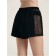 Women's shorts with lace inserts CONTE Elegant Performance, size S, Black color