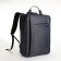City backpack on a zipper, 2 pockets, with USB, blue color